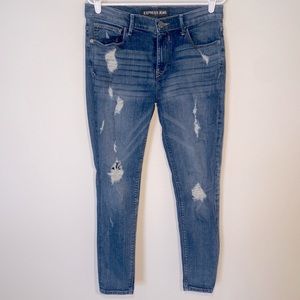 Express Jeans Leggings Mid Rise